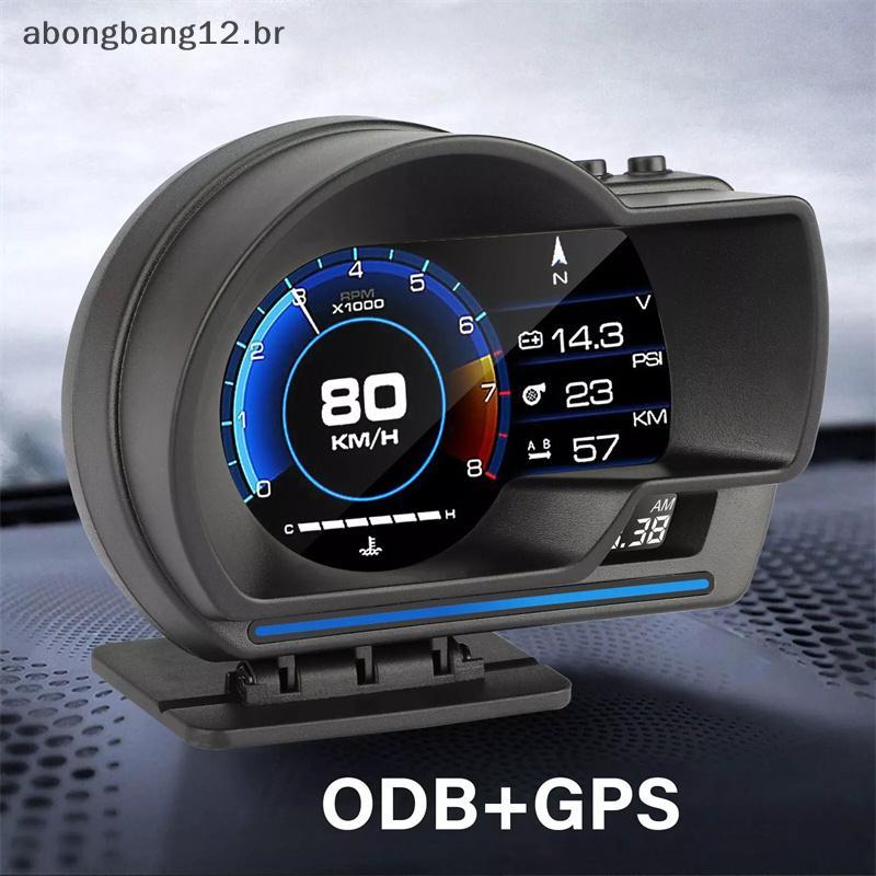 ABONG Universal OBD2 GPS HUD P6 Velocímetro Multi