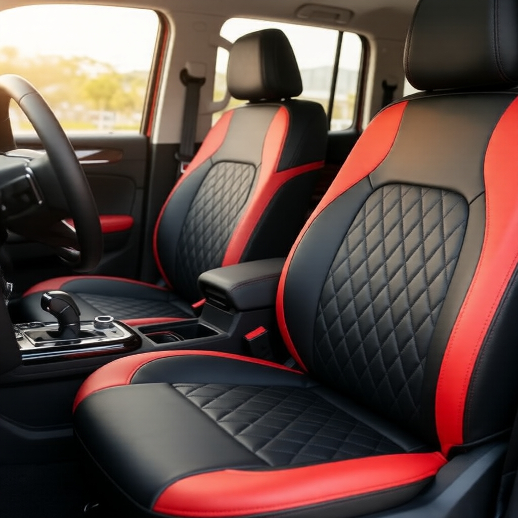 Conjunto de Capa de Assento de Carro de Couro PU U