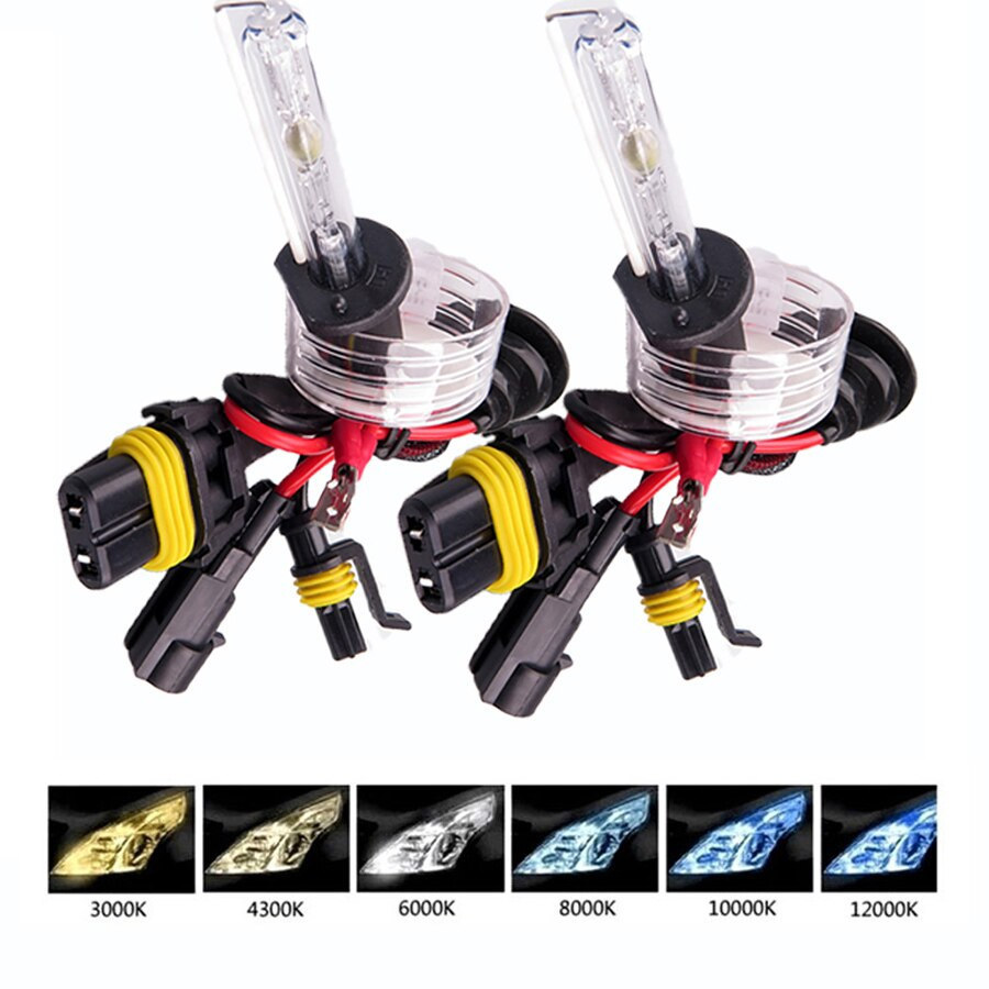 2 Pçs Xenon HID Lâmpada H1 H3 H7 H8 H9 H11 Hb3 H