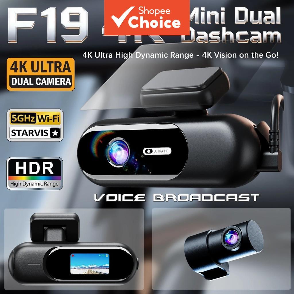 Dash Cam 4k Uhd WIFI Night Vision Filmadora Trasei