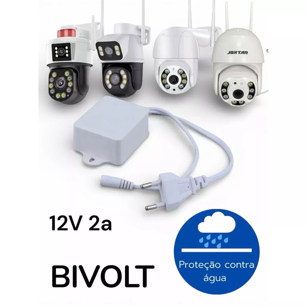 Fonte De Alimentação De Dupla Tensão 12V 2A Par