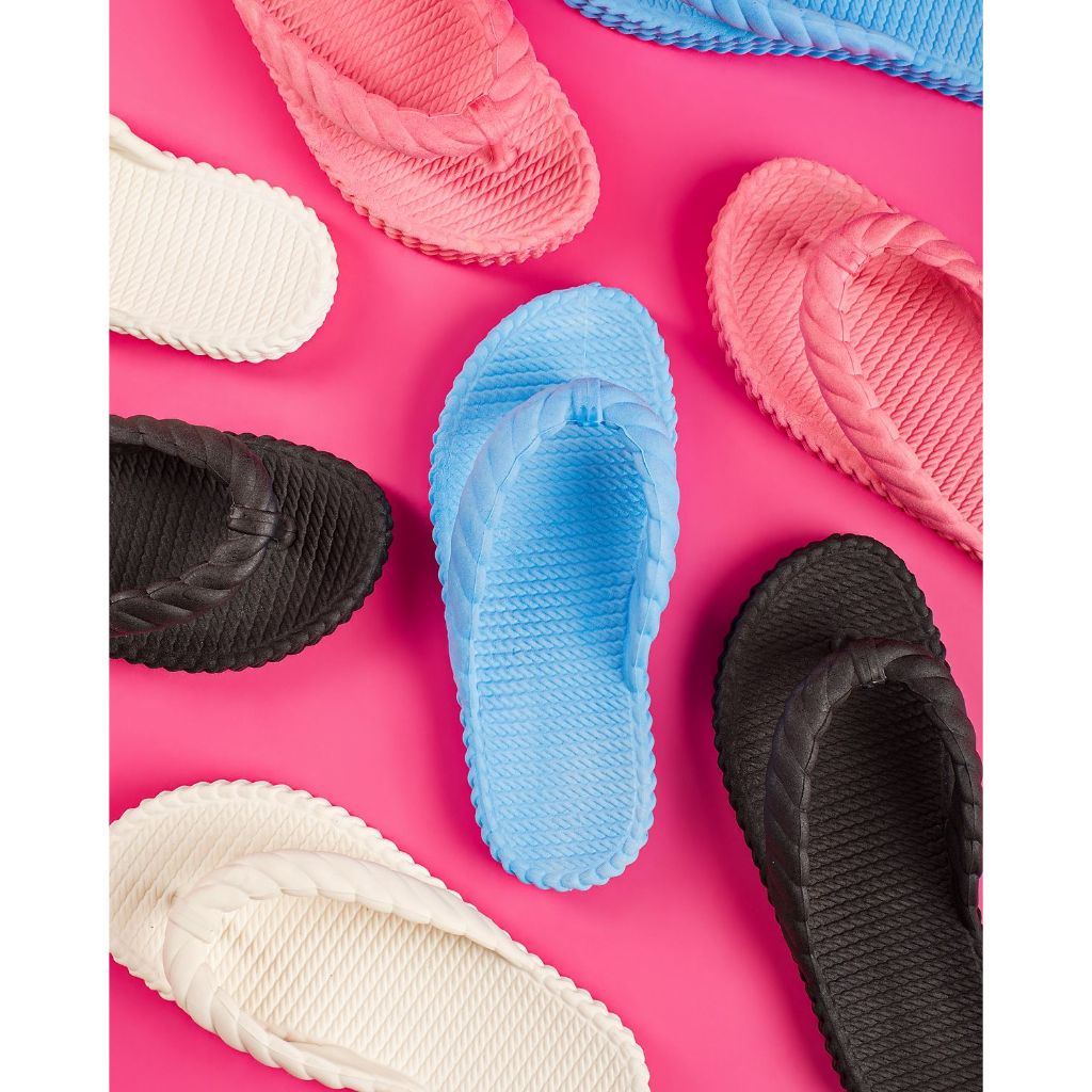 Chinela 3TRANÇAS Feminino Nuvem Chinelo Trançado