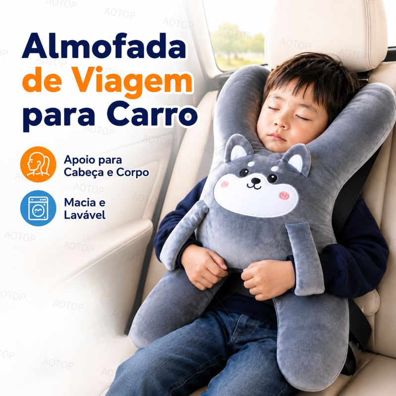Almofadas Para Carro Infantil H com o passador de 