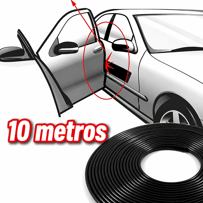 10 metros Borracha Protetora para Porta de Carro e