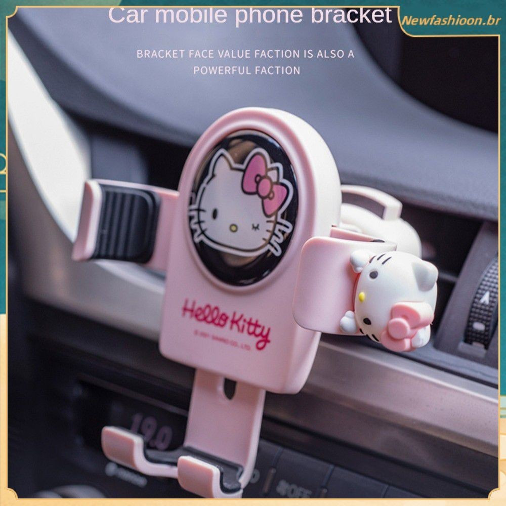 Suporte de Telefone para Carro Sanrio Hello Kitty,