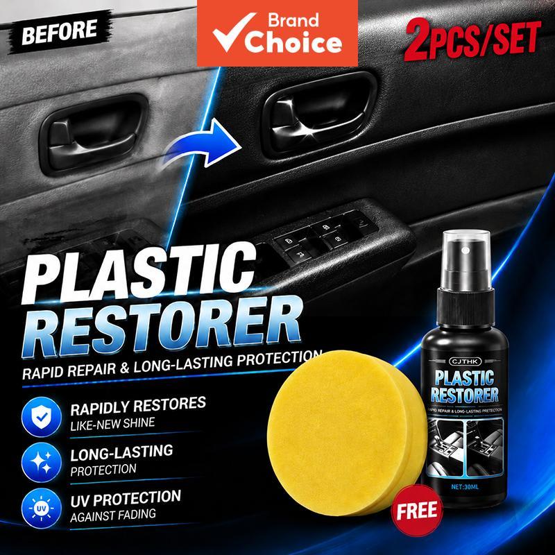 Restaurador De Plástico Traseiro Para Preto Pneus