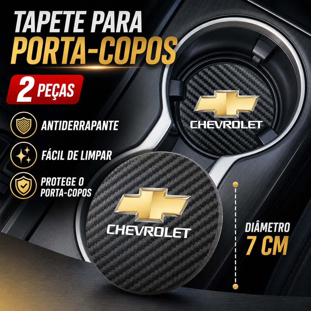 2 Pçs Chevrolet Auto Suporte De Copo Inserção A