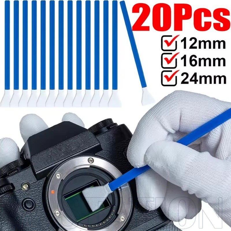 Kit De Cotonete De Limpeza De Sensor De Câmera 20