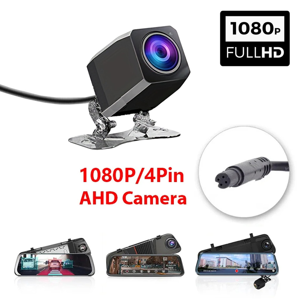 Câmera AHD 1080p à prova dágua com 4 pinos para