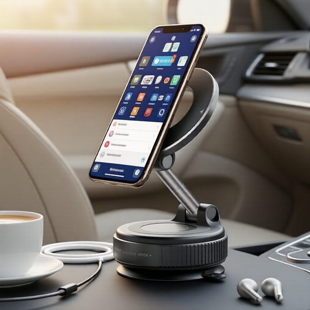 Suporte Magnético Dobrável 360° para Carro R