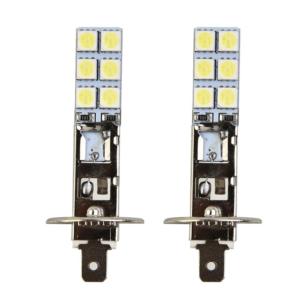 2PC Novo H1 6000K Branco 55W LED Kit De Lâmpadas 