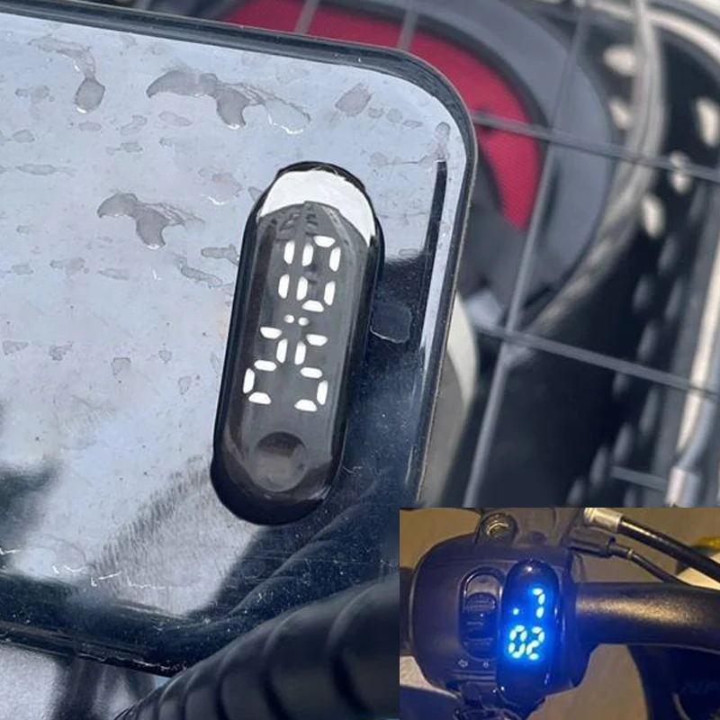 Mini Relógio Digital À Prova Dágua , Adesivo Pa