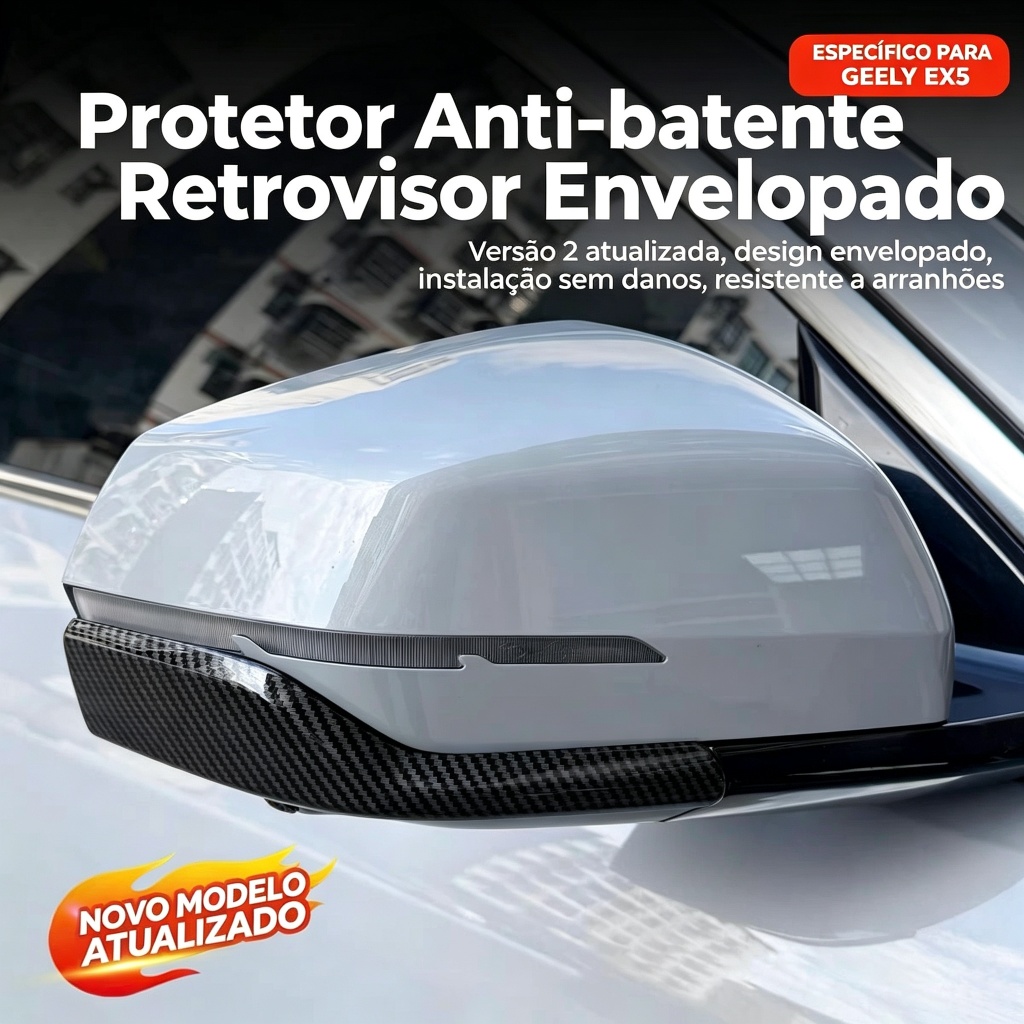Adequado para a faixa protetora do espelho retrovi