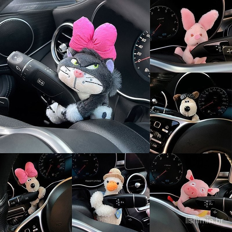 Decoração De Carros Animais De Pelúcia Bonecos 