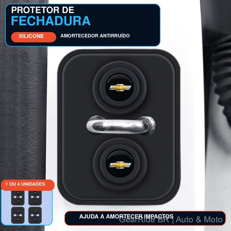 1/4 Unidades de Protetores de Silicone para Fechad