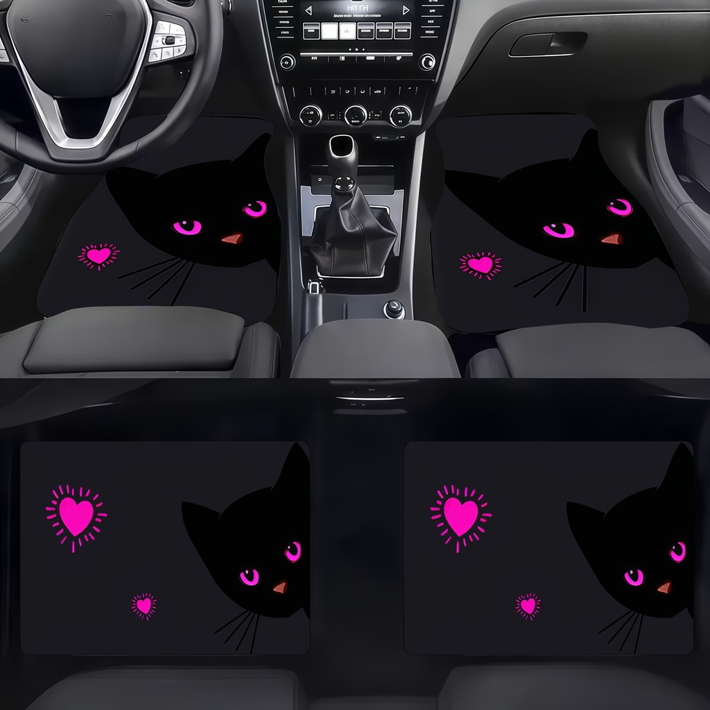 Conjunto de quatro peças Tapete para pés de carr