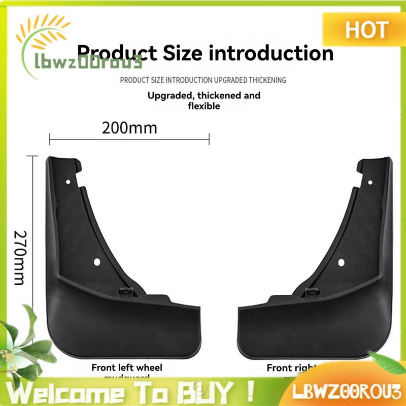 L Pro 2024-Mudguards 4 Unidades Com 8 Parafusos Pr