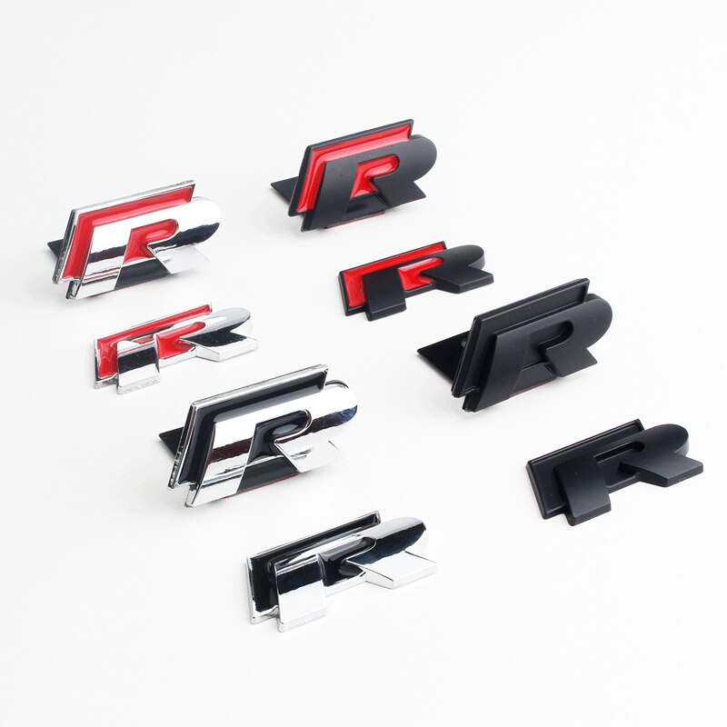 3D Rline R Logotipo Do Emblema Carro Decalque Gril