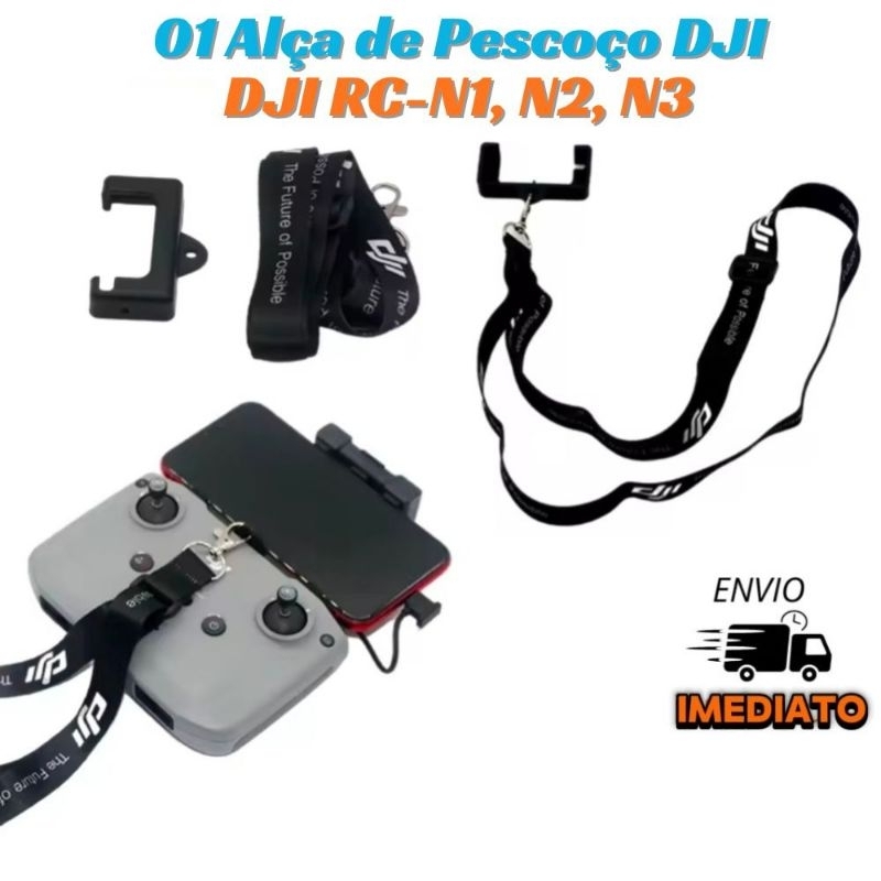 Cordão Alça de Pescoço Controles Dji Rc-N1, Rc-