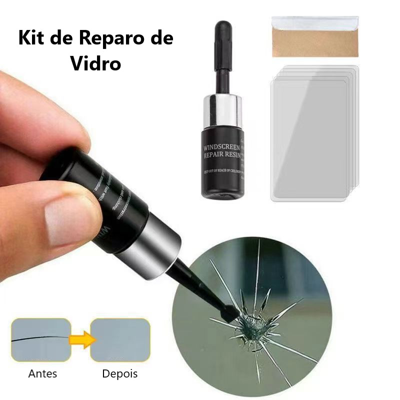 Vidro Automotivo Nano Reparo Resina Fluida Para P