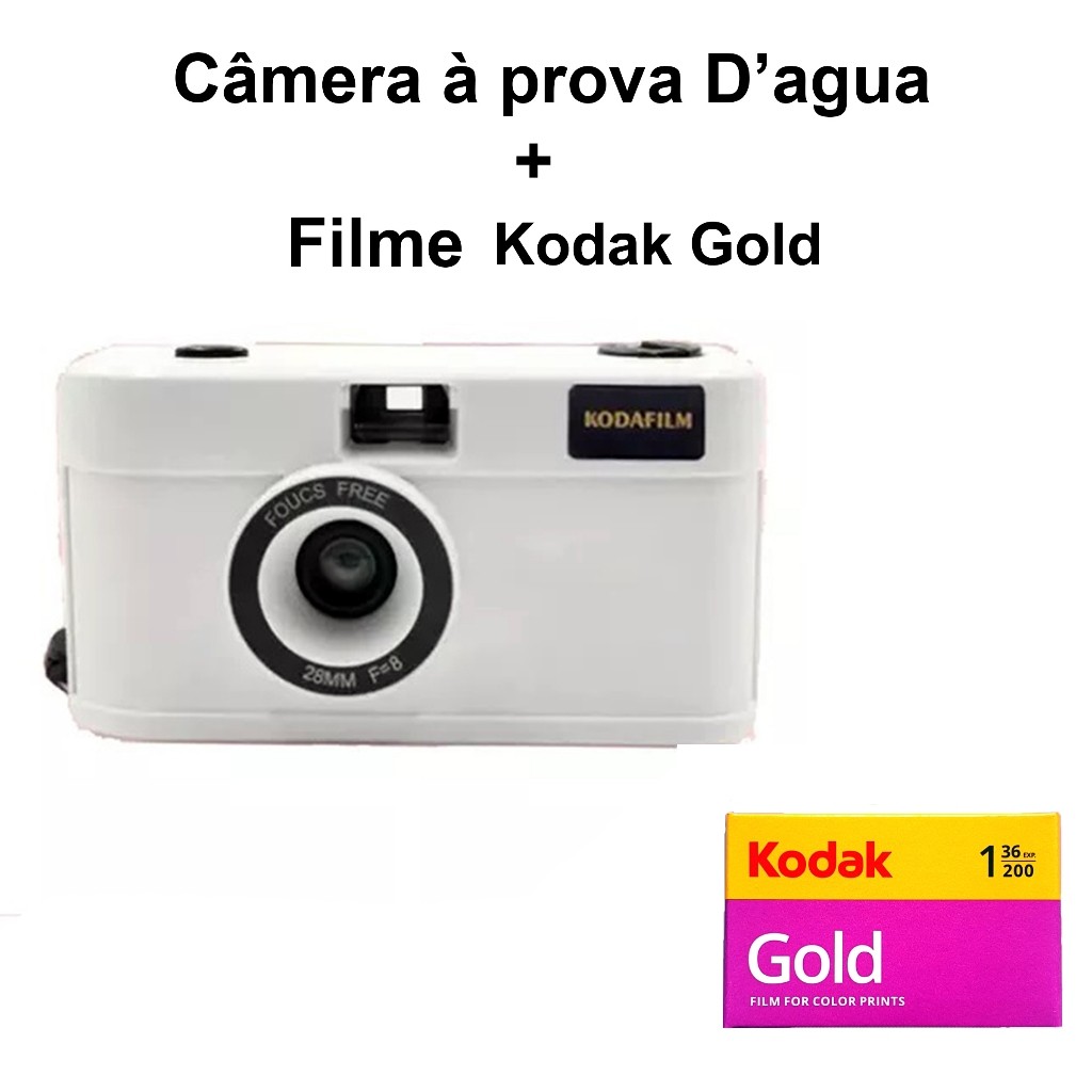 Câmera Analógica À Prova Dágua 35mm + Filme Ko