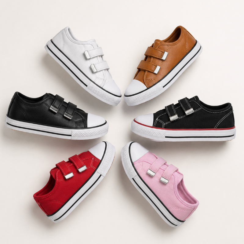 Tênis Infantil Velcro Calce fácil menino e menin