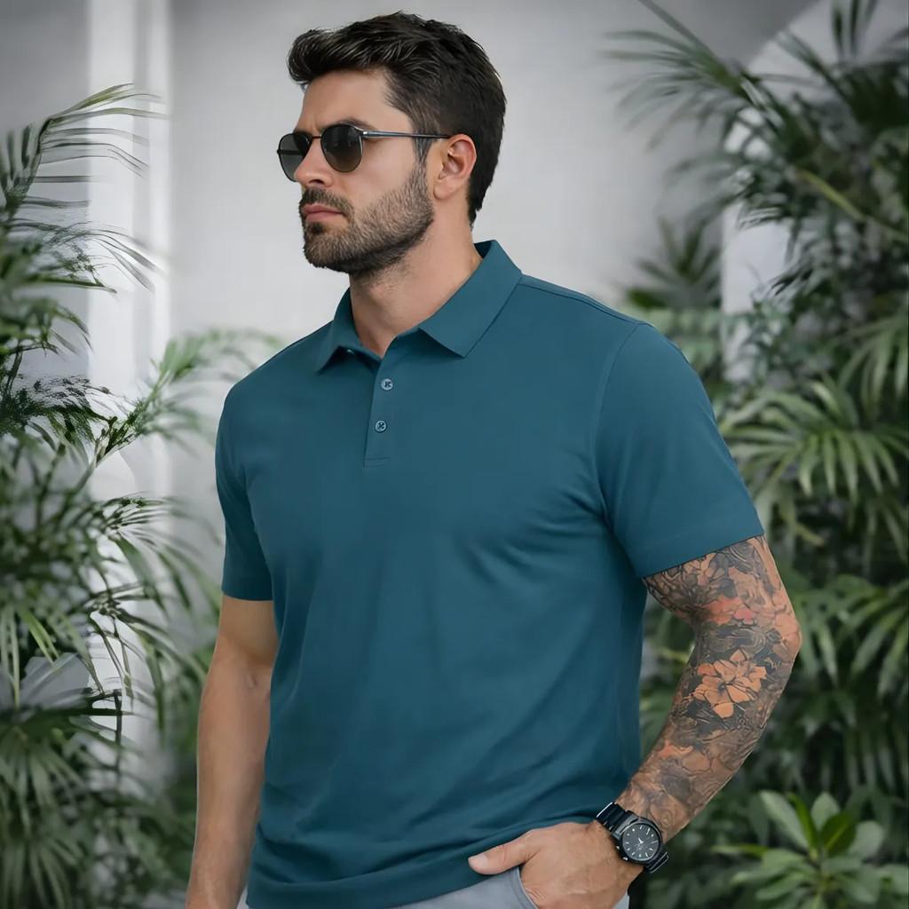 Camisa Polo Esticável Malha Dry Fit Inteligente M