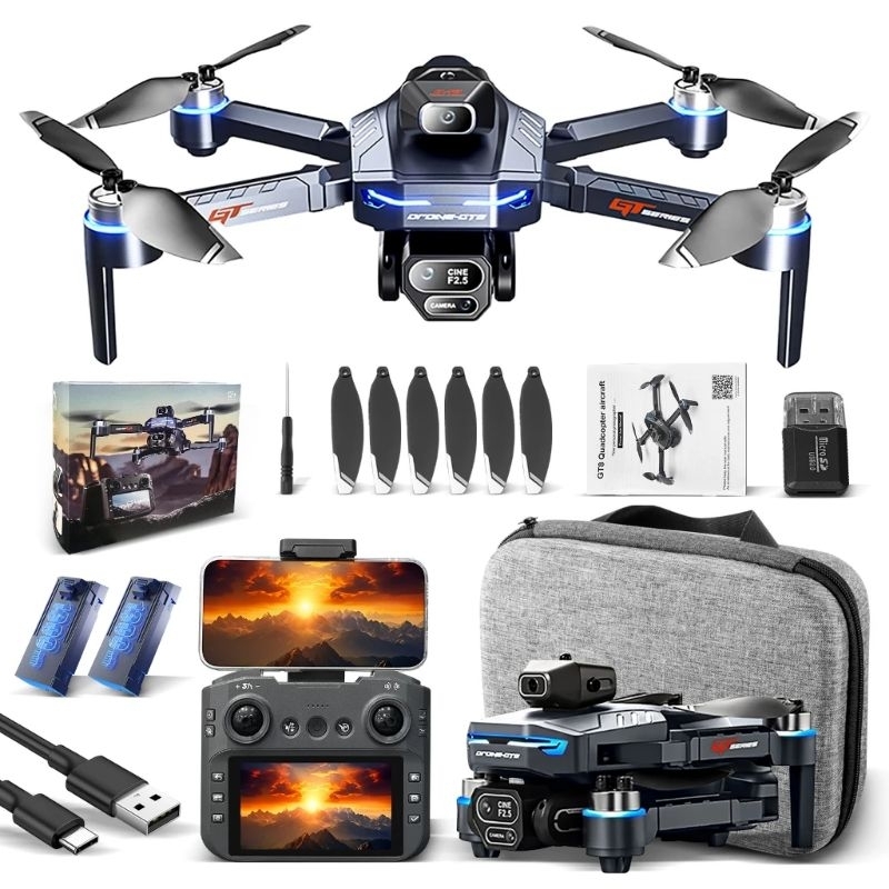 Drone Profissional GT8 com resolucão 4K Tela de 4