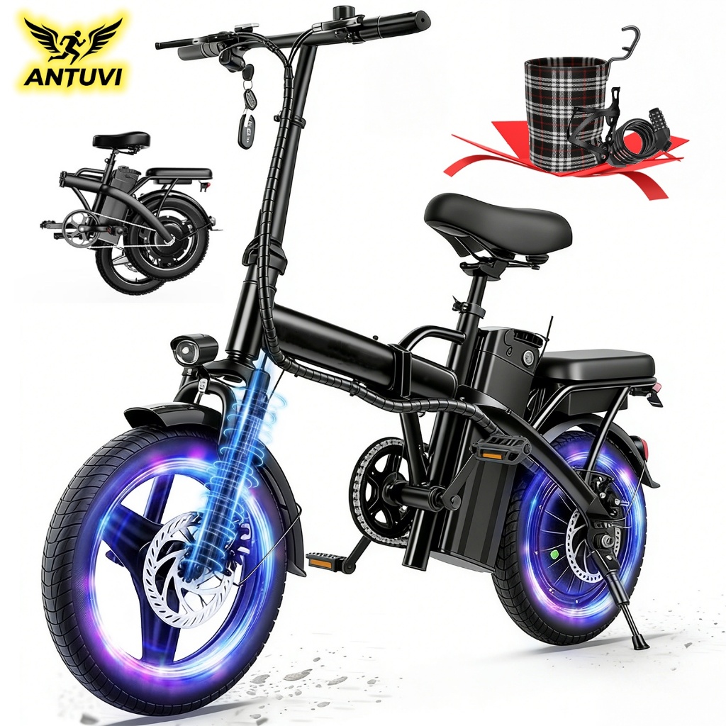 14-Inch Folding Electric Bike ,2 Modelos (S6/A9),