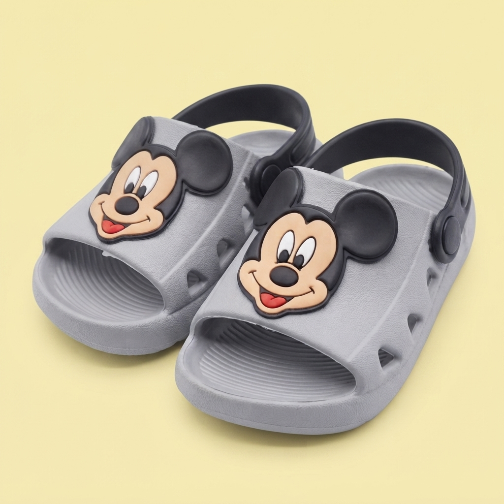 Sandália Babuche Infantil Mickey Menino Bebê Chi