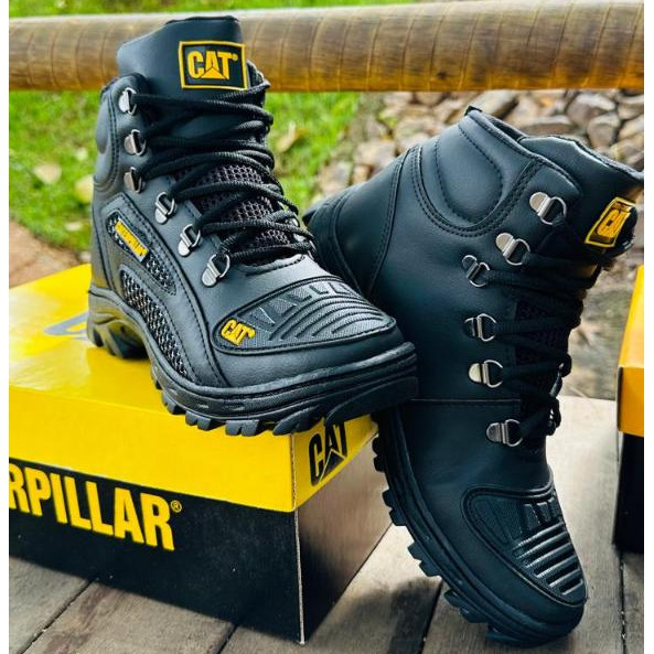 Bota Coturno Caterpillar Alaska Militar Couro Masc