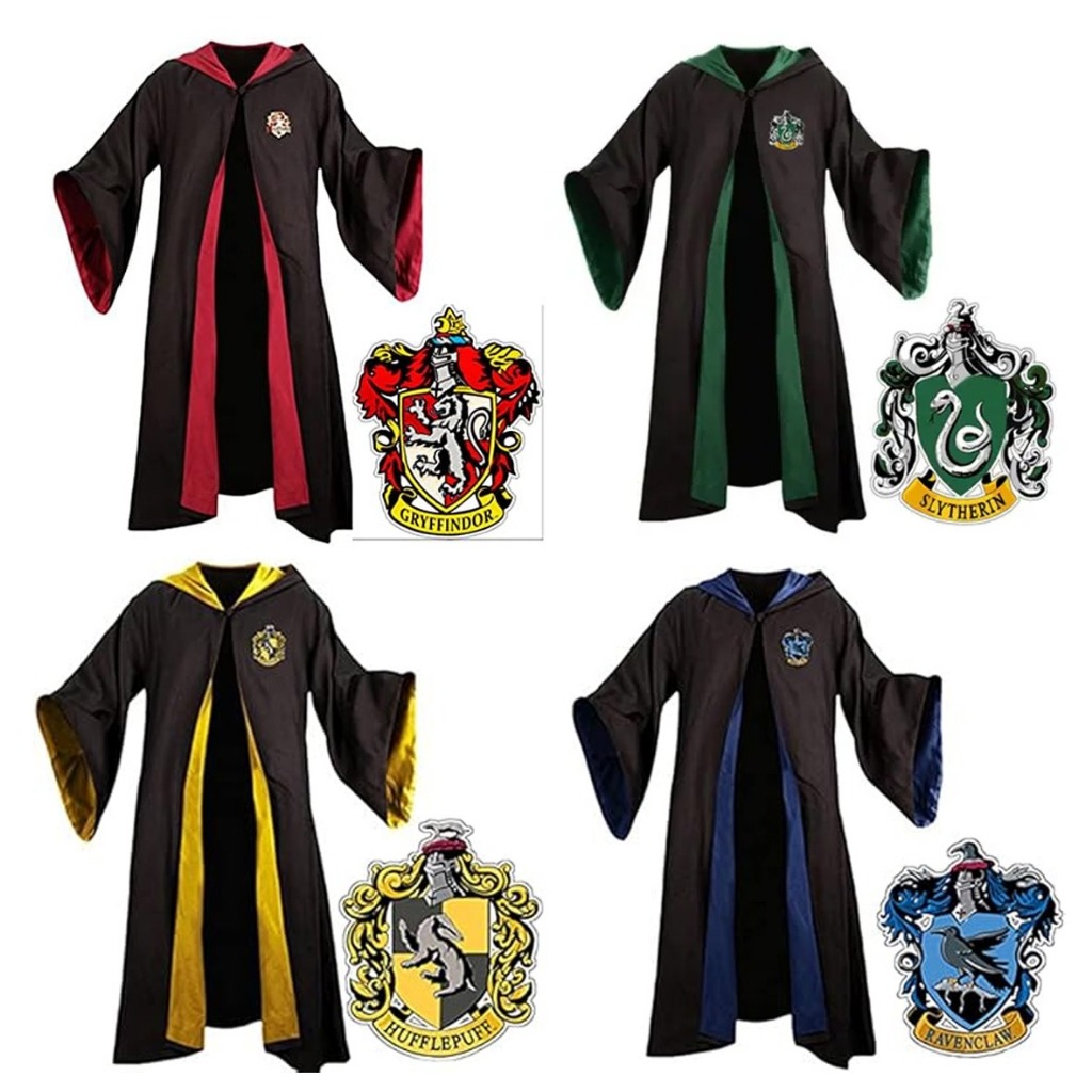 Manto Harry Potter casas de Hogwarts grifinoria/so