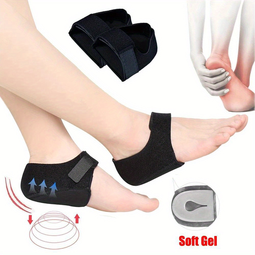 Protetores De Calcanhar Para Fascite Plantar (2 Pe