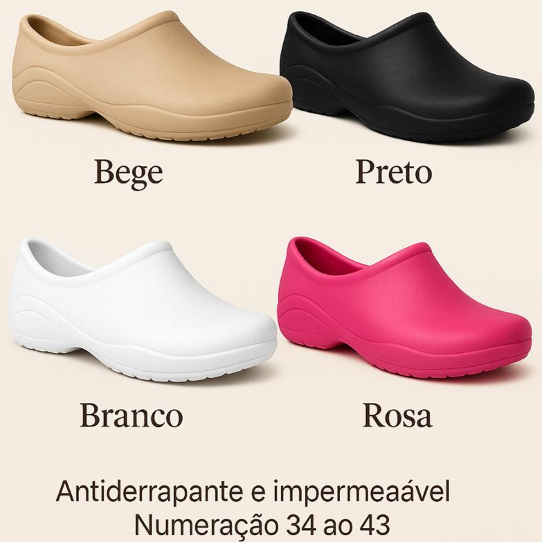 Sapato Antiderrapante Profissional Impermeável Pa