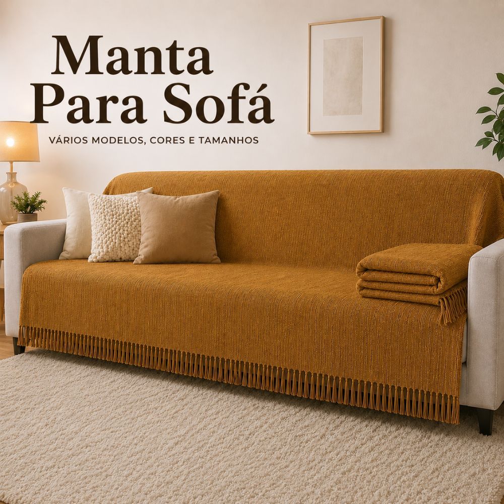 Manta Para Sofá Gigante Super King 4,00M x 1,80M 