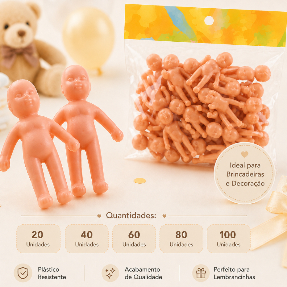 Mini Bonecas Chá de Bebê  Nazaré Tedesco –
