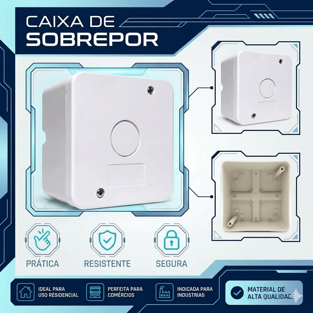 2 ~10 Caixas de Proteção Plástica Multiuso para