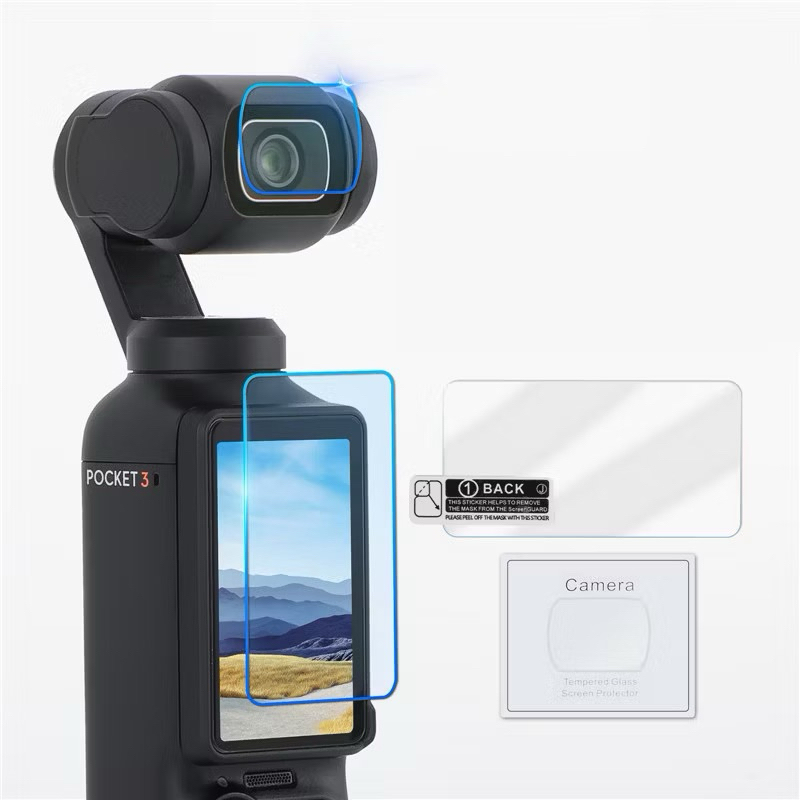 Para DJI Osmo Pocket 3/4 Protetor De Tela De Vidro