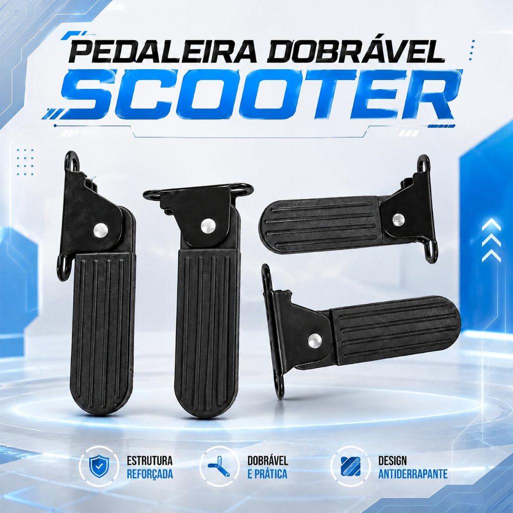 Pedaleira Dobrável Bike Eletrica Scooter Elétric