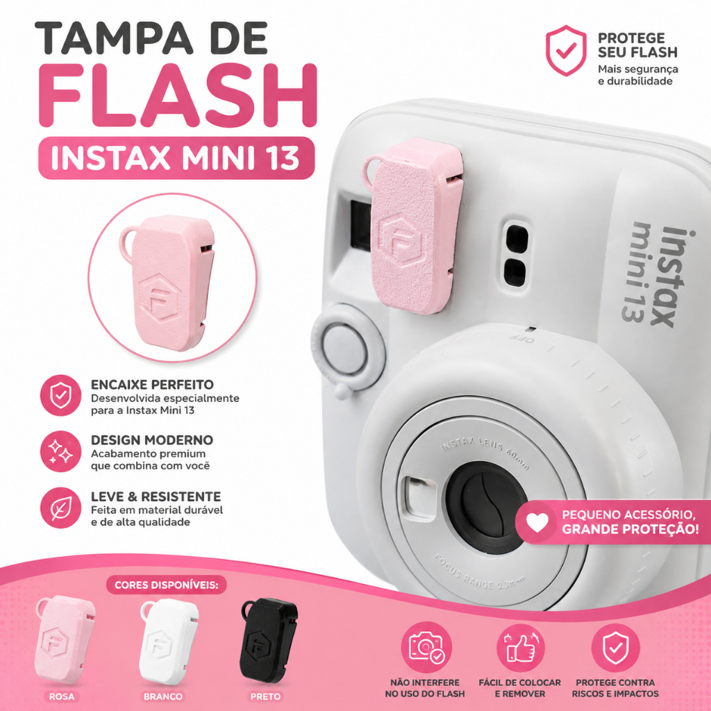 Kit 2x Tampa Flash Fujifilm Instax Mini 13 | Anti