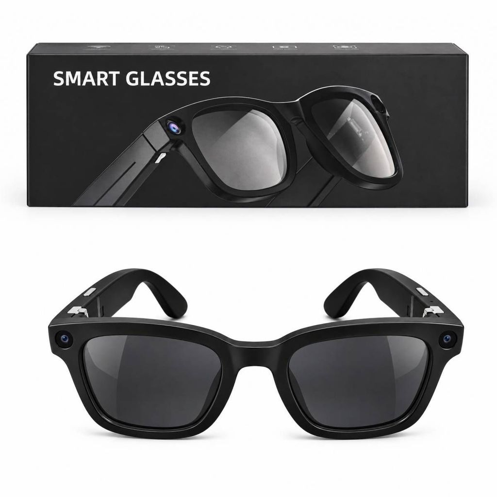 Óculos Inteligente AI Smart Greika Com Câmera E 
