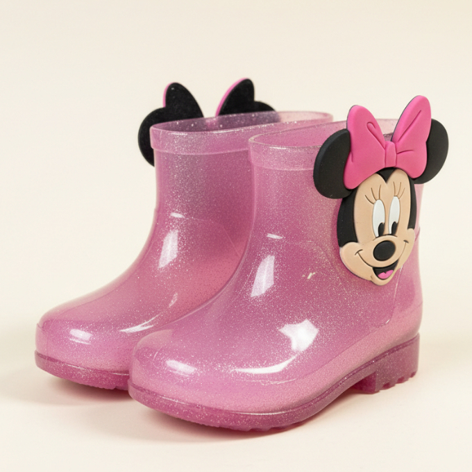 Bota Galocha Infantil Menina Minnie Ana Castela Bo