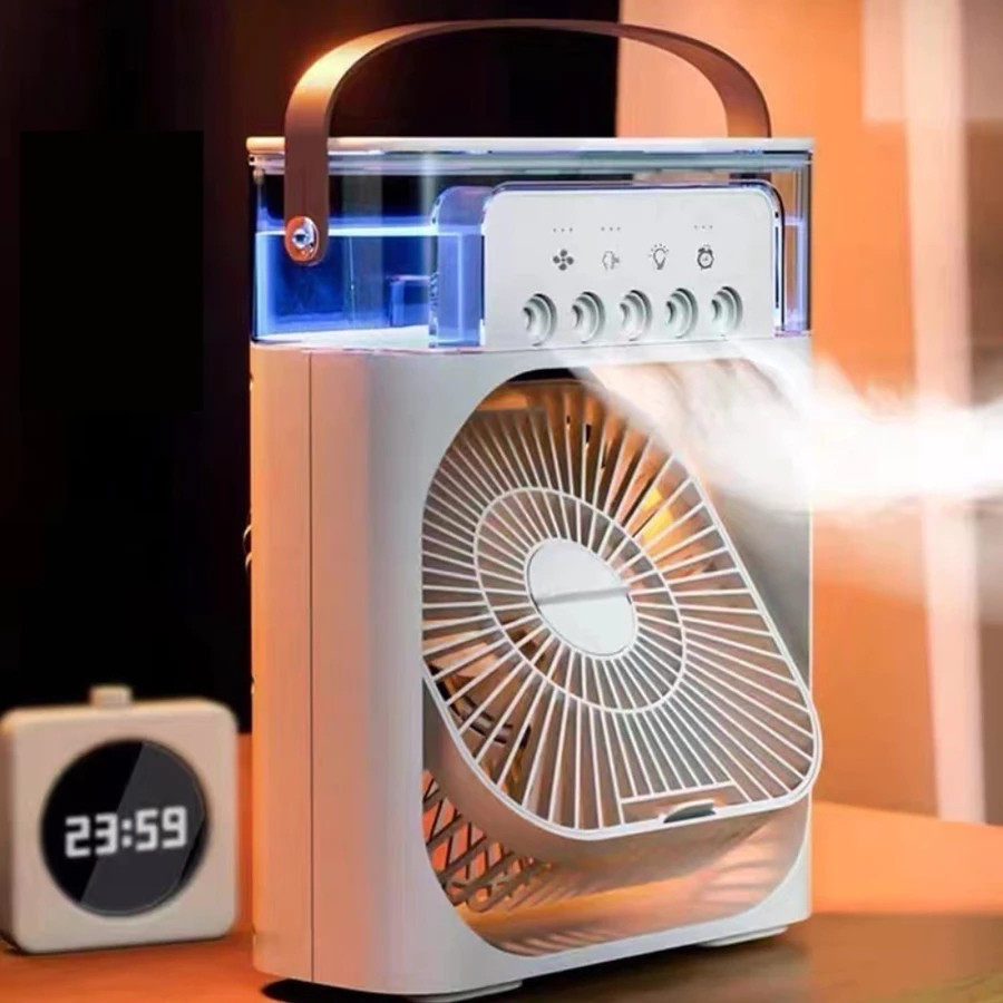 Refrigerador De Ar Ventilador Umidificador Portát
