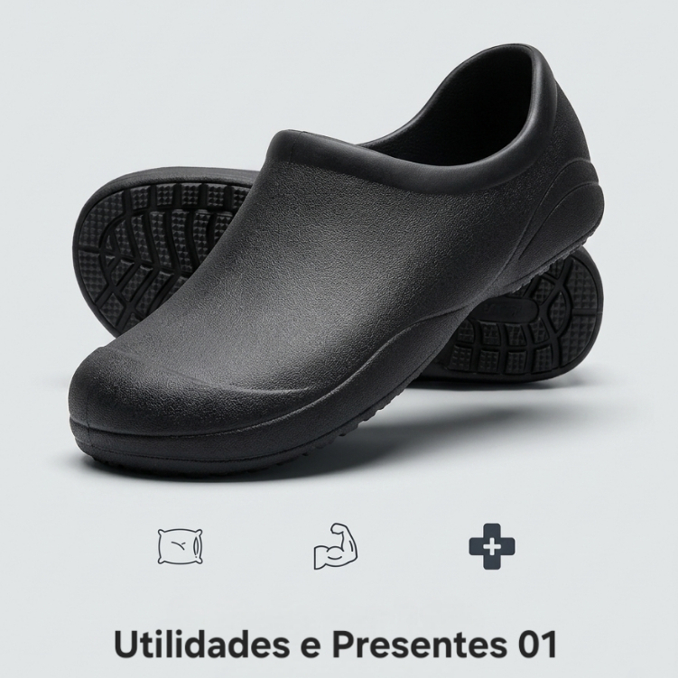 Sapato Profissional Fechado Antiderrapante Hospita