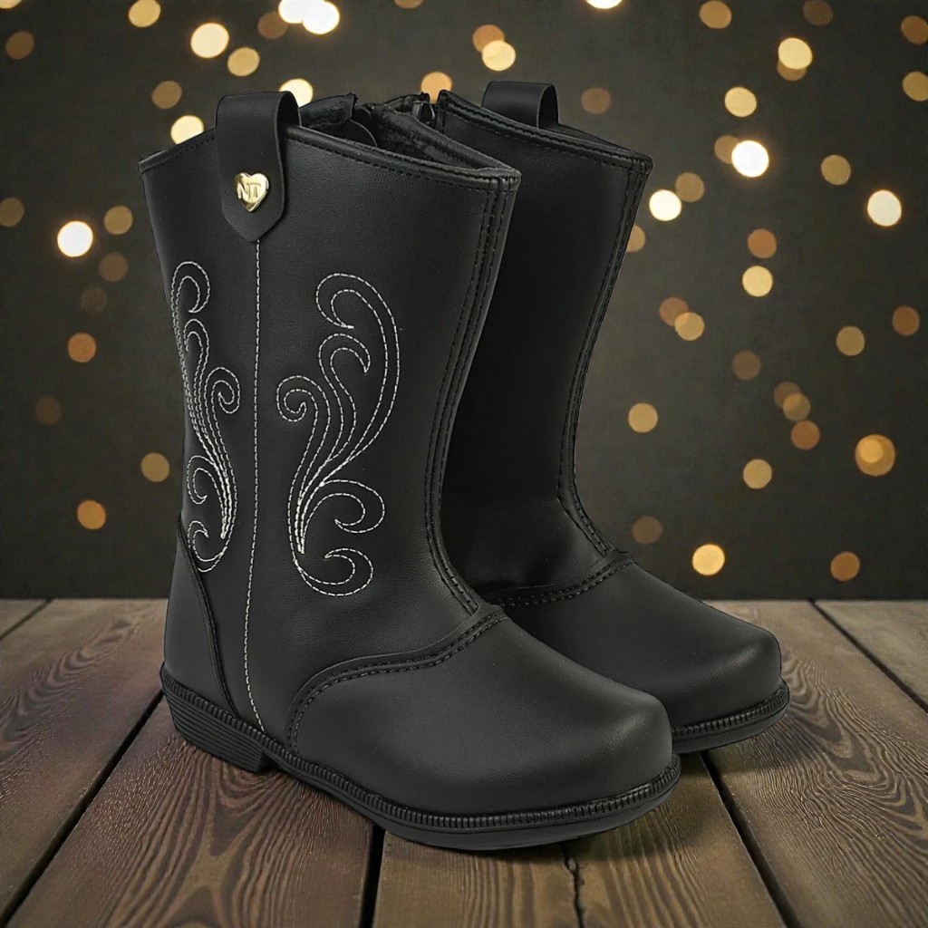 Bota Texana Feminina Infantil Country Confortável