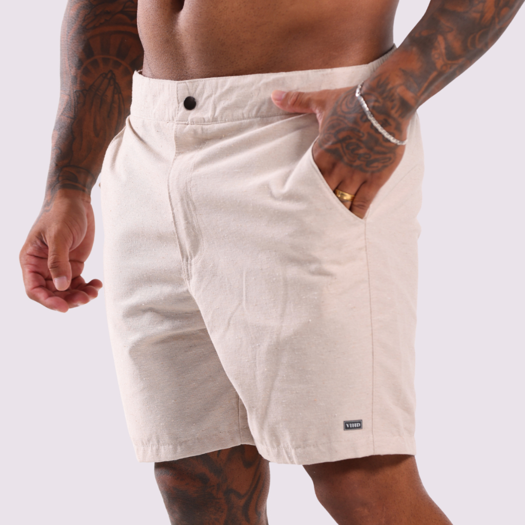 Bermuda Linho Masculino Social Verona Elegante Con