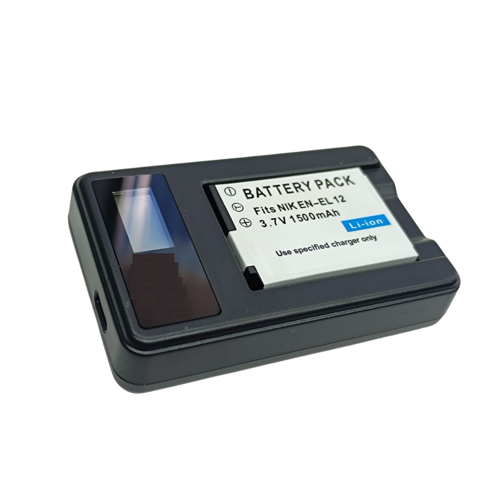 Carregador usb + Bateria En-el12 pra Nikon P300 S9