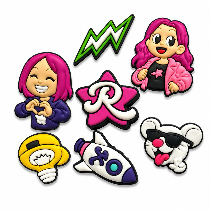 Kit Pins Menina Rosa para Babuche Infantil | Apliq
