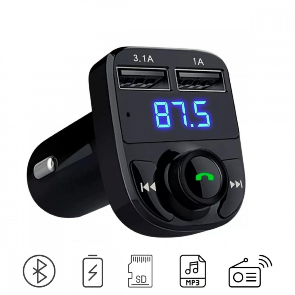 Carregador Transmissor Automotivo MP3 Bluetooth V5