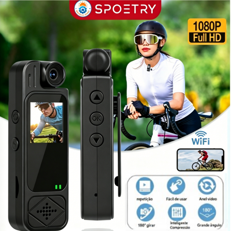 4K HD Mini Câmera Portátil Corporal De Visão No